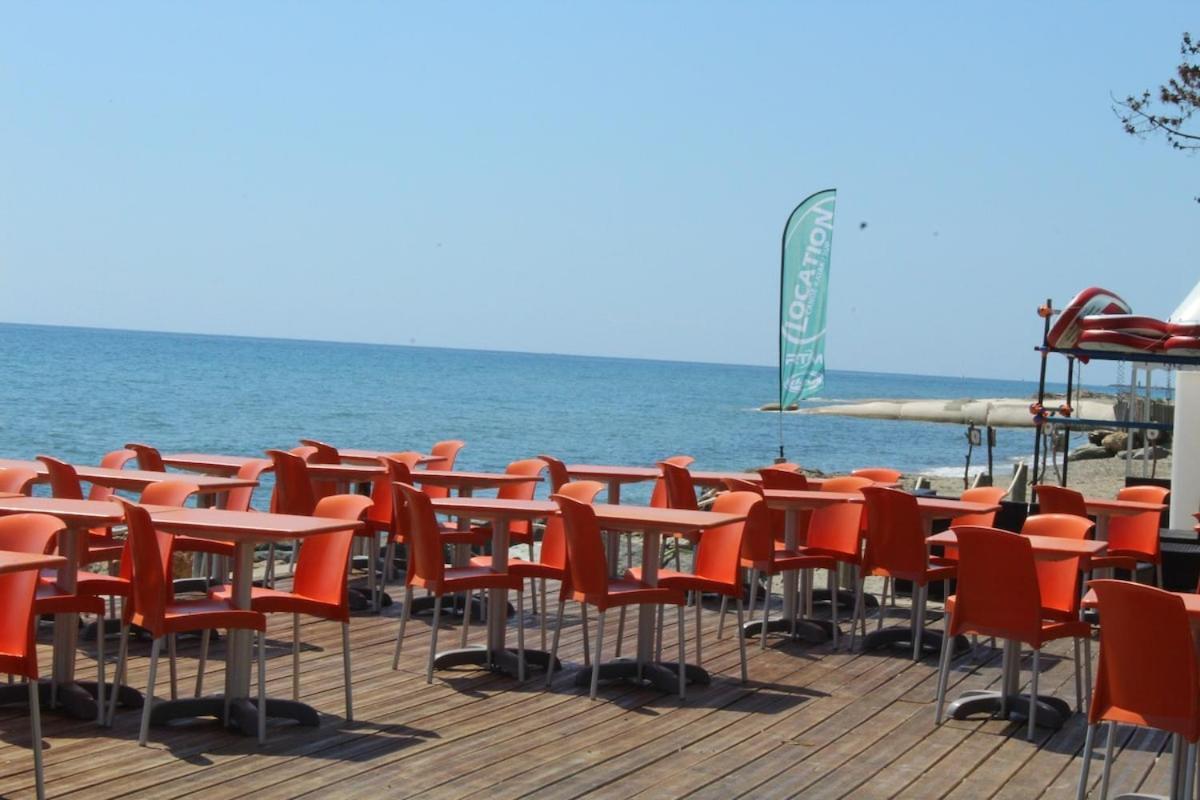 Bord de mer, pieds dans l'eau, vue panoramique Villa San-Nicolao Exterior foto