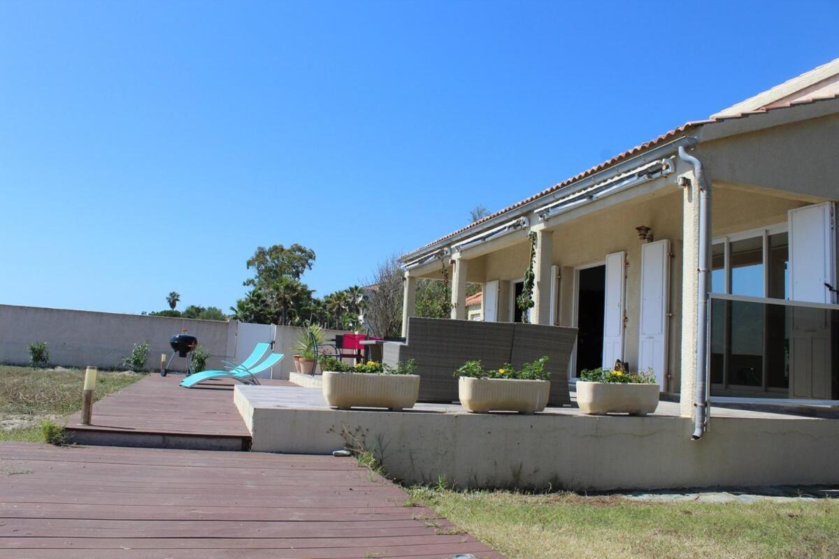 Bord de mer, pieds dans l'eau, vue panoramique Villa San-Nicolao Exterior foto