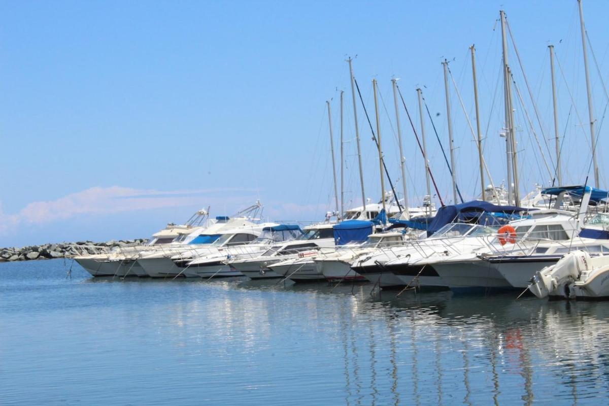 Bord de mer, pieds dans l'eau, vue panoramique Villa San-Nicolao Exterior foto